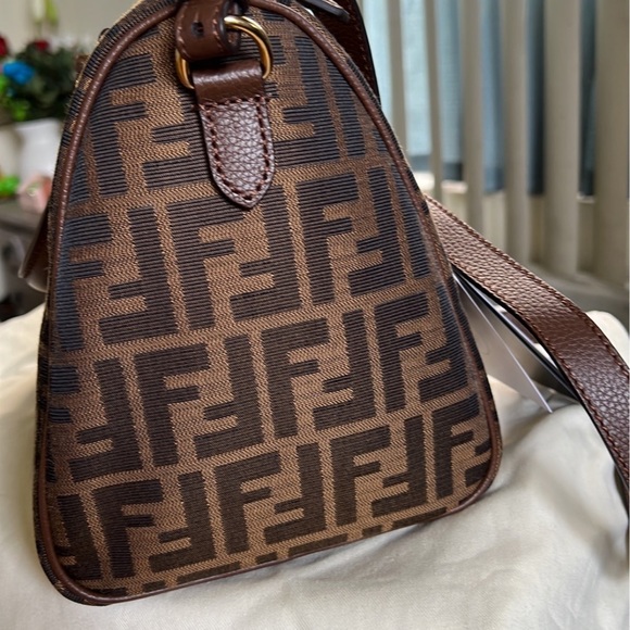 Fendi Tobacco Zucca Boston bag - Picture 13 of 16